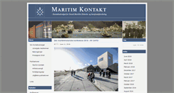 Desktop Screenshot of maritimkontakt.dk