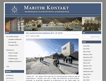 Tablet Screenshot of maritimkontakt.dk